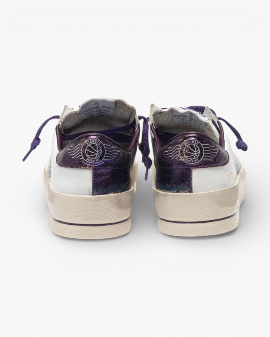 Golden Goose Metallic Purple Star Stardan Sneakers