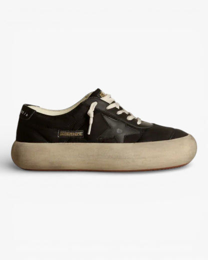 Golden Goose Space Star Black Nylon Sneakers