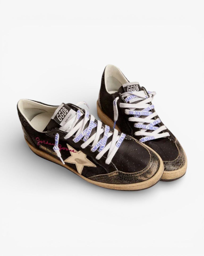 Golden Goose Ball Star Leather Star Logo Sneakers