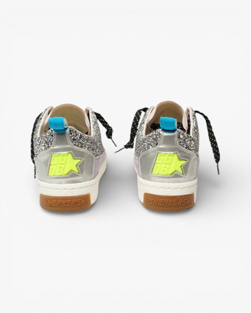 Golden Goose Yeah White Leather Sneakers Black Star