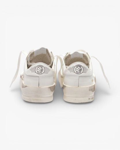Golden Goose Total White Leather Stardan Sneakers