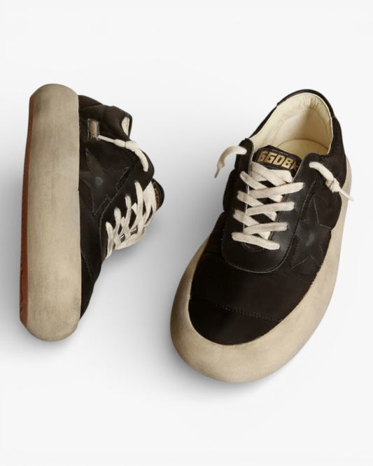 Golden Goose Space Star Black Nylon Sneakers