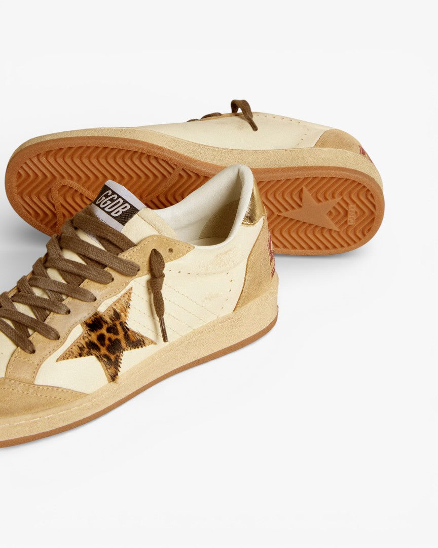 Golden Goose Ball Star Limited Edition Leopard Star Sneakers