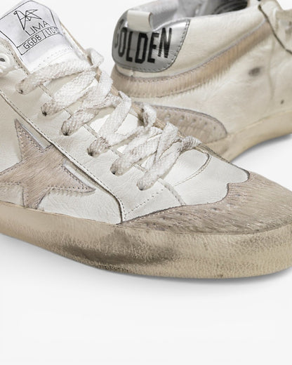 Golden Goose MID STAR LIMITED EDITION UMA Sneakers Leather Pony Skin Star