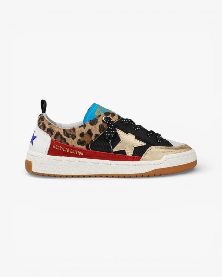 Golden Goose Yeah White Leather Sneakers Pastel Star