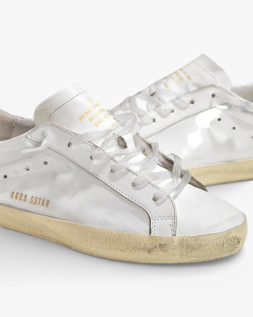 Golden Goose Super‑Star Sneakers Printed Star Leather