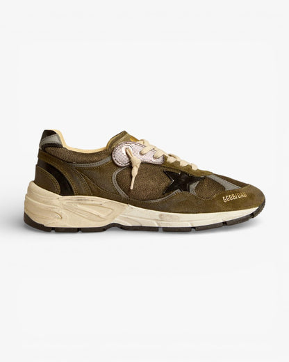 Golden Goose Running Star Olive Black Sneakers