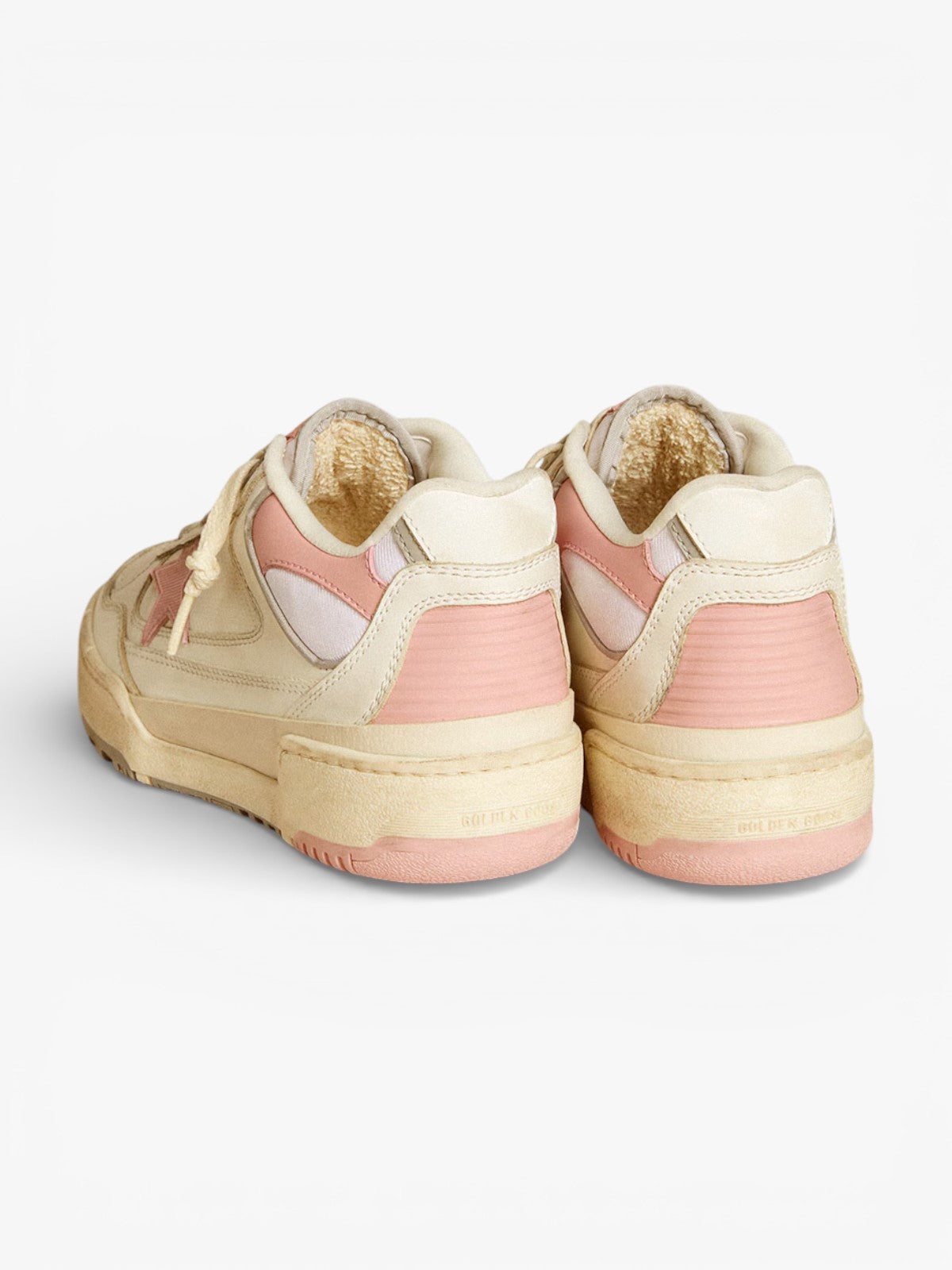 Golden Goose Ball Star Black and White Leather Sneakers