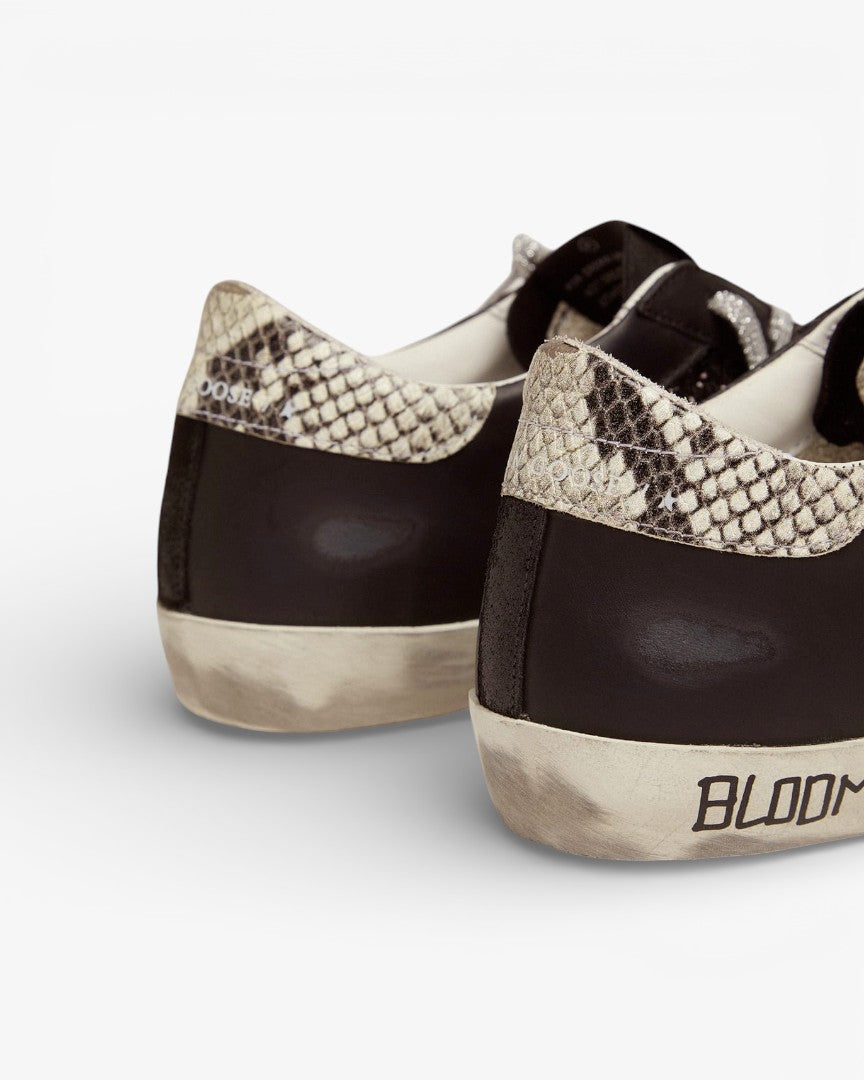 Golden Goose Super‑Star Sneakers Glitter Handwritten Lettering