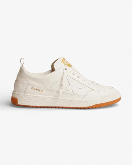 Golden Goose Yeah White Leather Sneakers