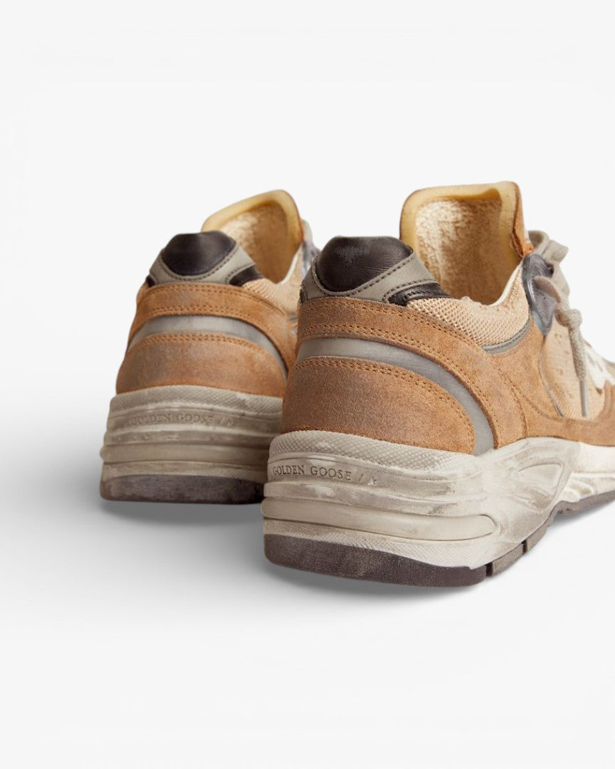 Golden Goose Running Star Brown Sneakers