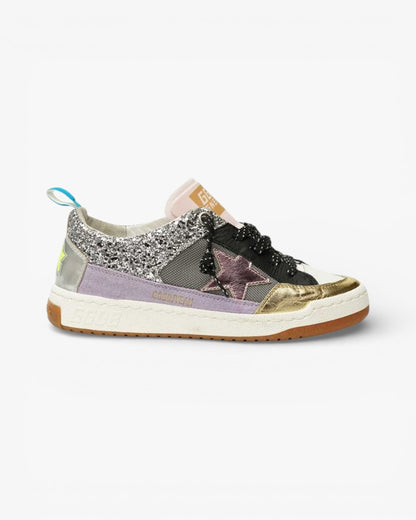 Golden Goose Yeah White Leather Sneakers Black Star