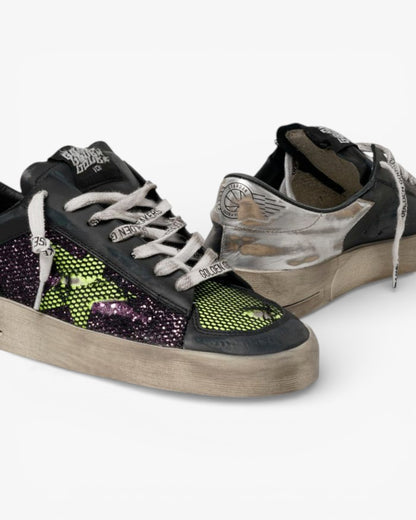 Golden Goose LAB Glitter Yellow Limited Edition Sneakers