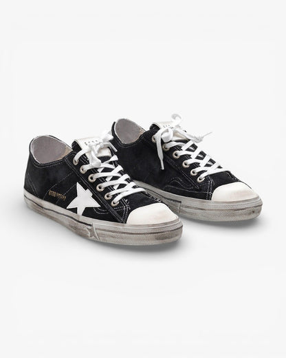Golden Goose V STAR 2 Calf Suede Leather Star Sneakers