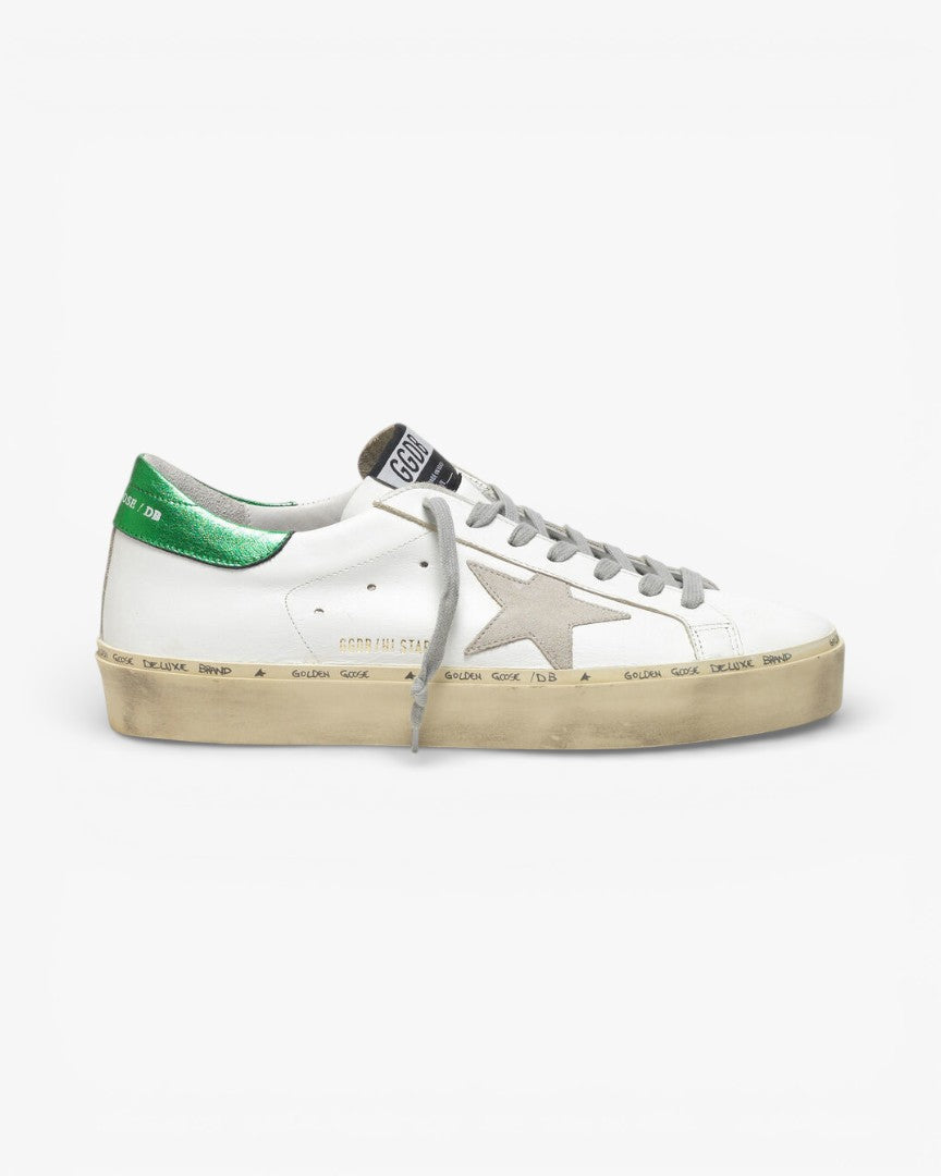 Golden Goose Hi-Star Sneakers Laminated Heel Tab