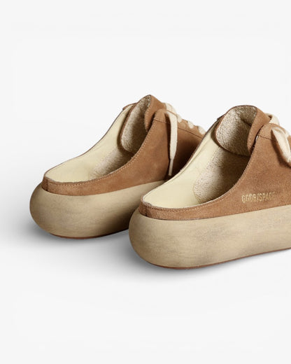 Golden Goose Space Star Tobacco Suede Sneakers