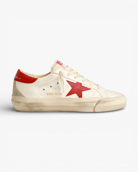Golden Goose Super‑Star LTD Sneakers Nappa Red Star