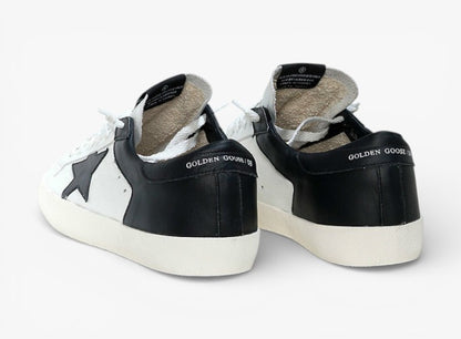 Golden Goose Superstar GGDB White Black Men’s Casual Low-Top Sneakers