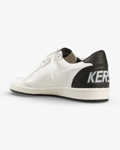 Golden Goose Superstar White Leather Sneakers Black Star Black Heel Tab