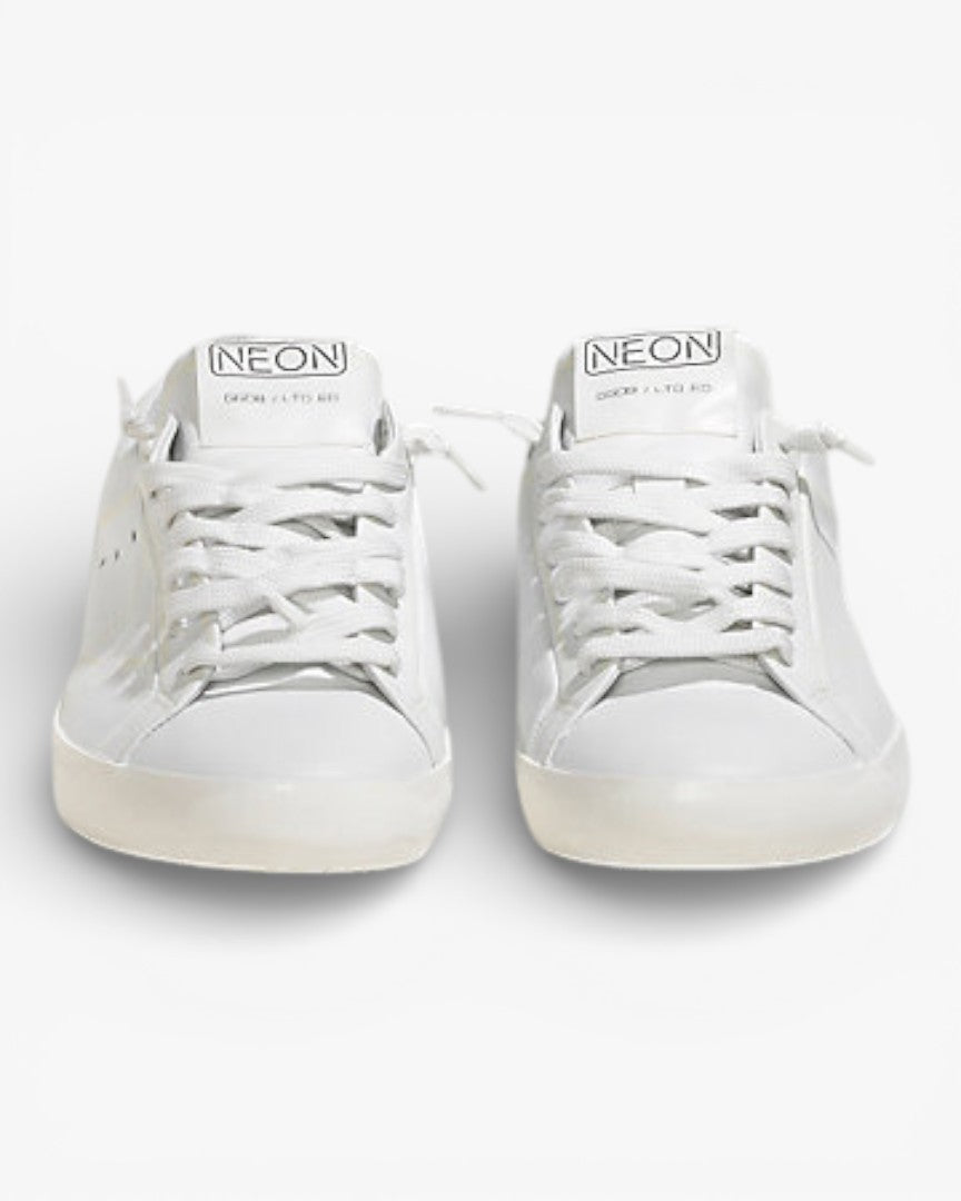 Golden Goose Super‑Star Sneakers Neon Leather Star