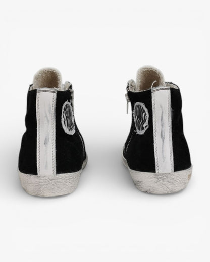 Golden Goose FRANCY Black Sneakers Handcrafted Custom Couples