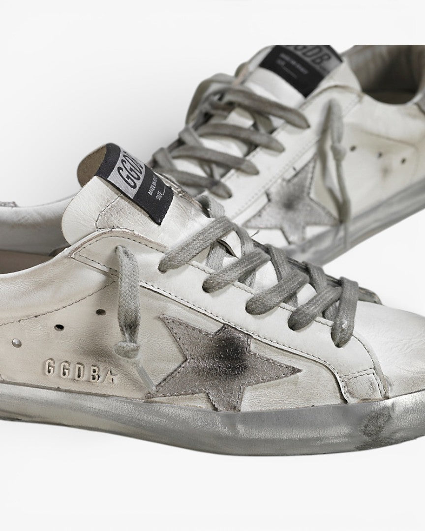 Golden Goose Super Star Leather Sneakers Suede Star