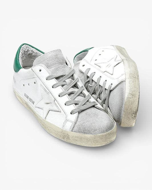 Golden Goose GGDB Leather Distressed Star Sneakers