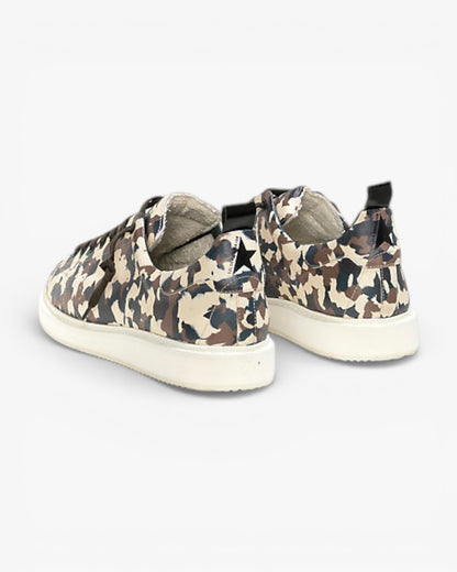 Golden Goose Camouflage Calf Leather Starter Sneakers