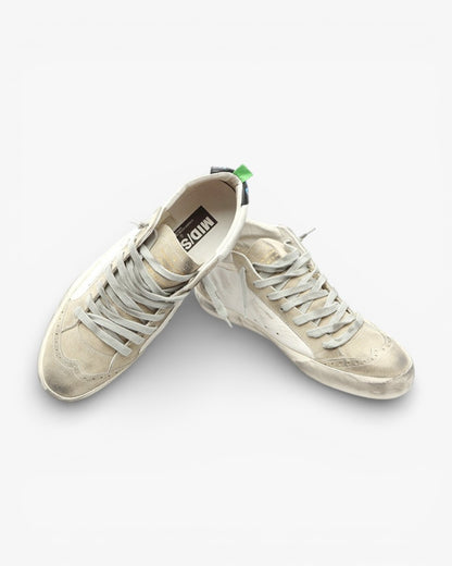 Golden Goose MID STAR White Handcrafted Sneakers High-End Custom Couples Size 34-46