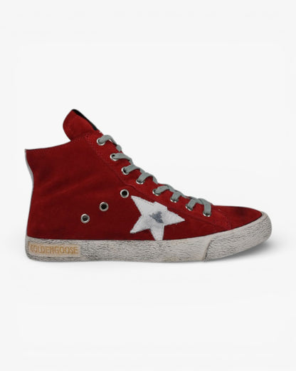 Golden Goose FRANCY Cranberry Sneakers Handcrafted Custom Couples
