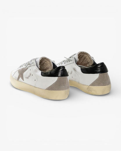 Golden Goose Superstar GGDB 15 White Black Gray Casual Low-Top Sneakers Men’s