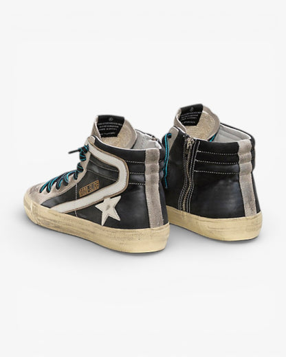 Golden Goose SLIDE Sneakers Leather Leather Star