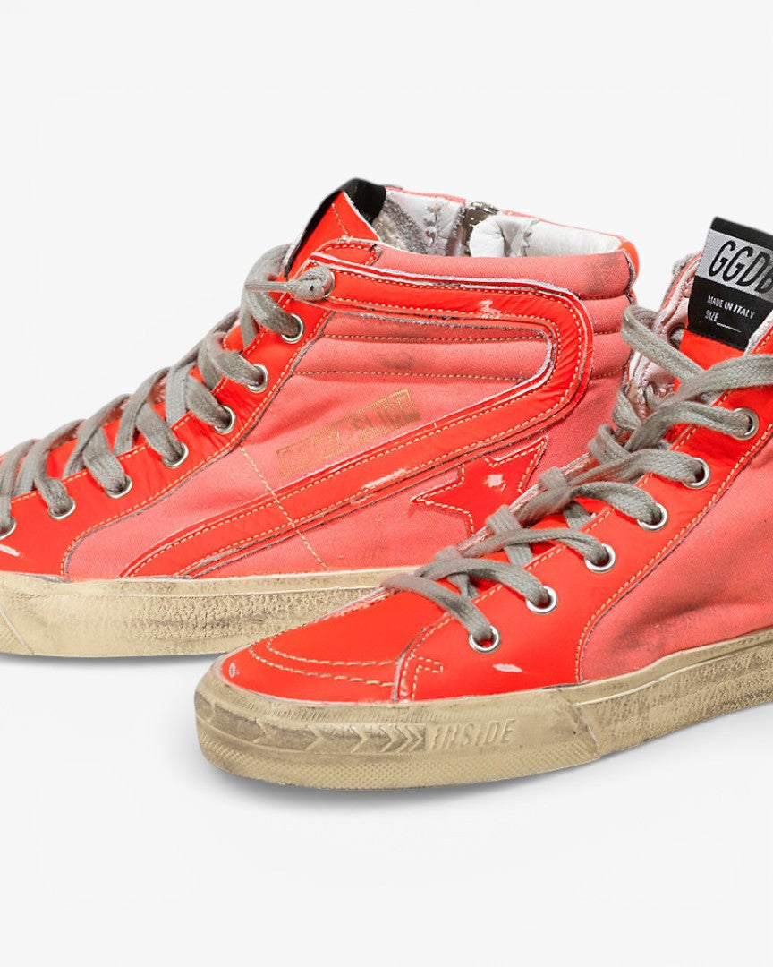 Golden Goose Archive Slide Sneakers Canvas Cotone Pelle Star