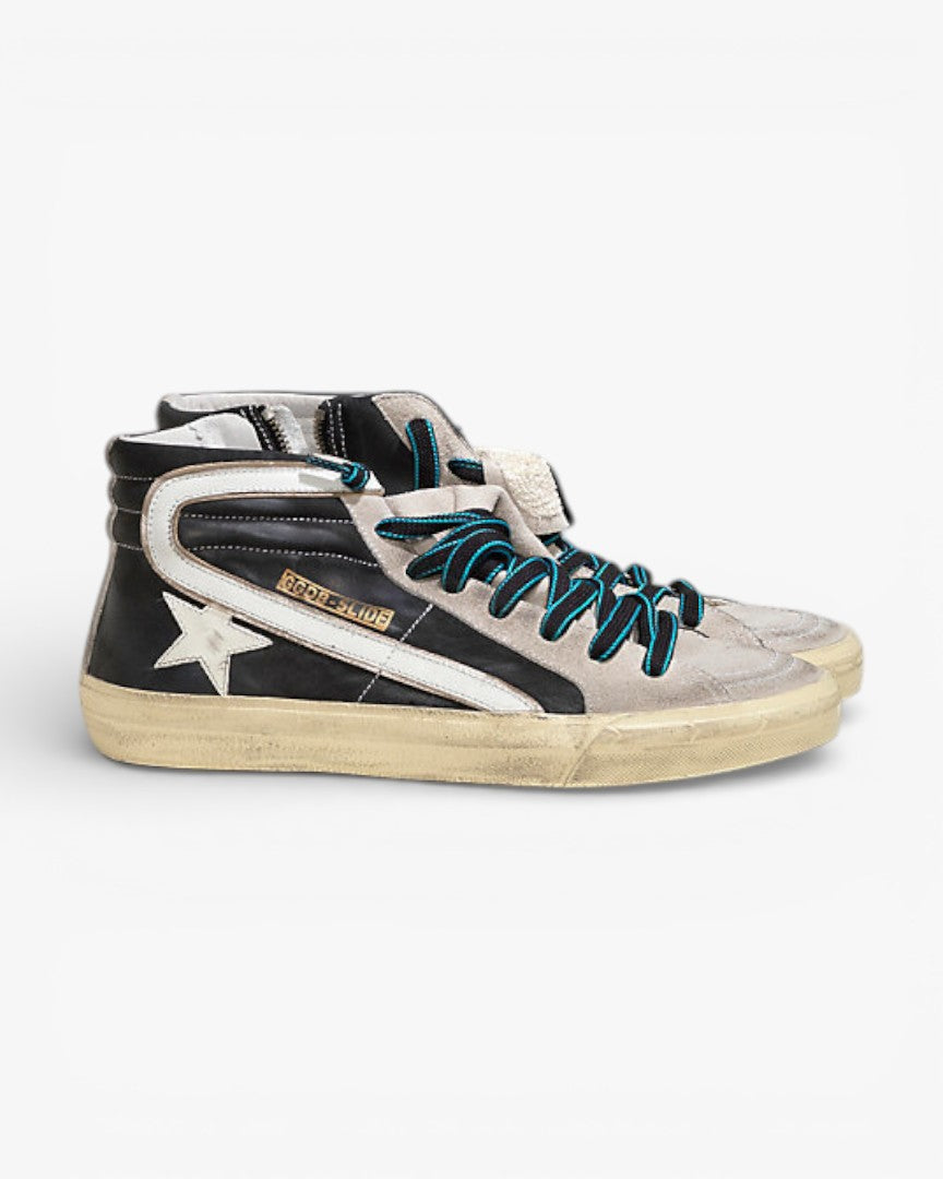 Golden Goose SLIDE Sneakers Leather Leather Star
