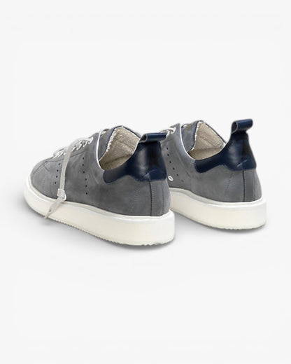 Golden Goose Dark Grey Nubuck Calf Suede Starter Sneakers