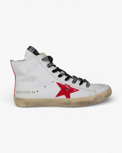 Golden Goose GGDB High-Top Sneakers Distressed Craft Genuine Leather Unisex